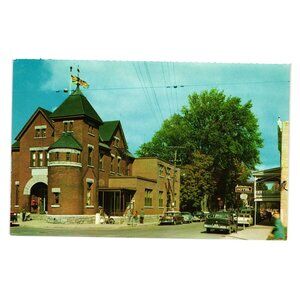 Buckingham Quebec Canada Post Office Hotel Palace Vintage Postcard UNIC No 2066